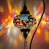 (5 variaciones) lámpara turca, lámpara de mesa de mosaico hecha a mano, pantalla de lámpara, lámpara de mesilla de noche de mosaico marroquí turco,...